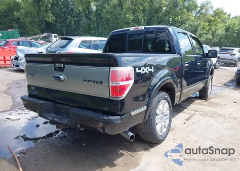 2012 Ford F-150 Platinum из США, поврежденный, VIN 1FTFW1ET7CFB83352